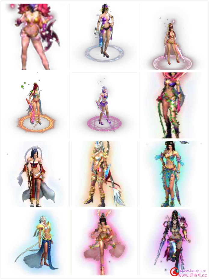 18个超性感美女宠物素材，带动作特效