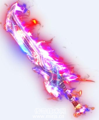 【暗夜寒光套装】武器素材和衣服素材-传奇素材网
